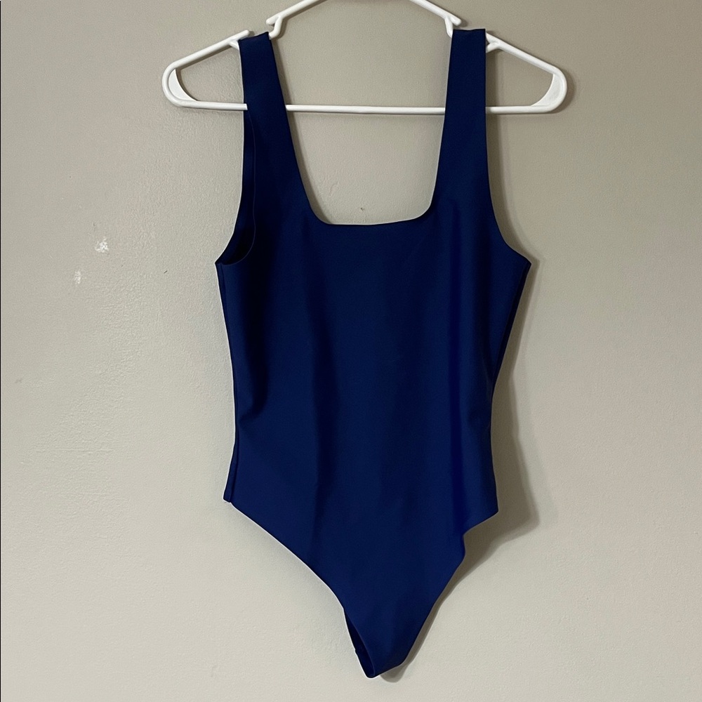 Elegant Navy Blue Women's Bodysuit